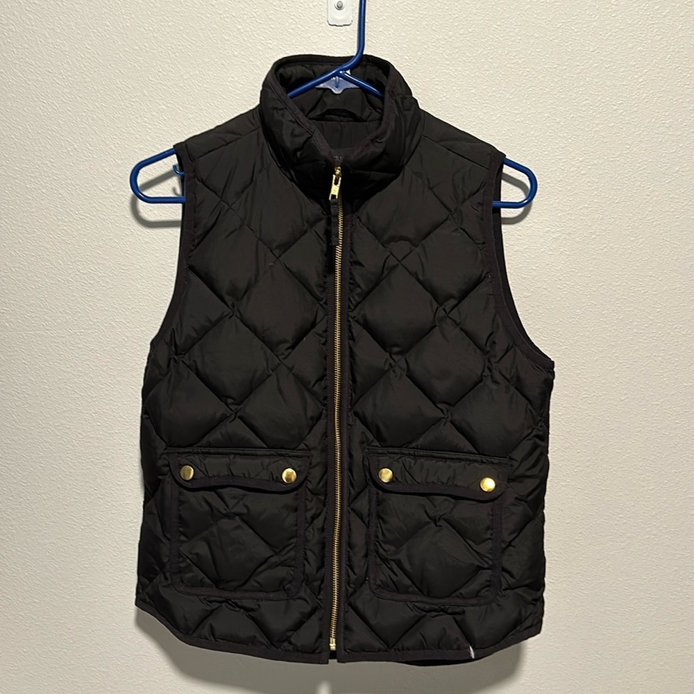 J. Crew Black Vest